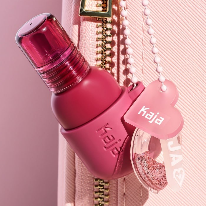 Jelly Charm Glazed Lip Stain & Blush With Keychain - GLAM MODA