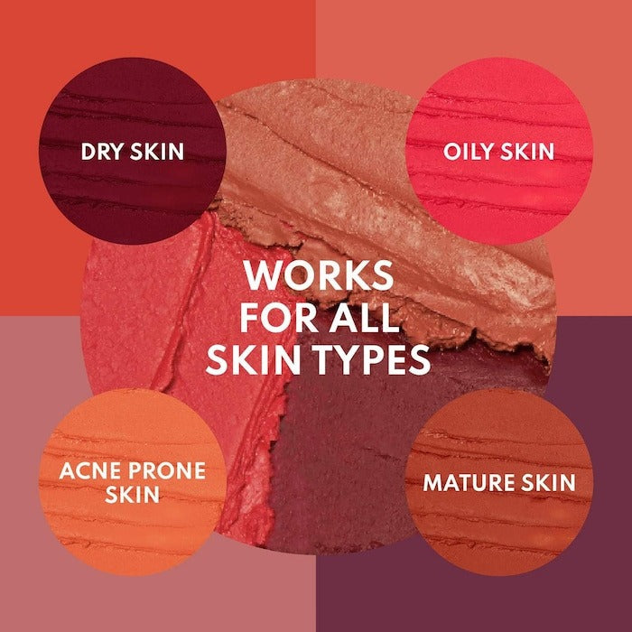 Yummy Skin Blurring Balm Powder Flushed - Matte Color for Cheek & Lip - GLAM MODA