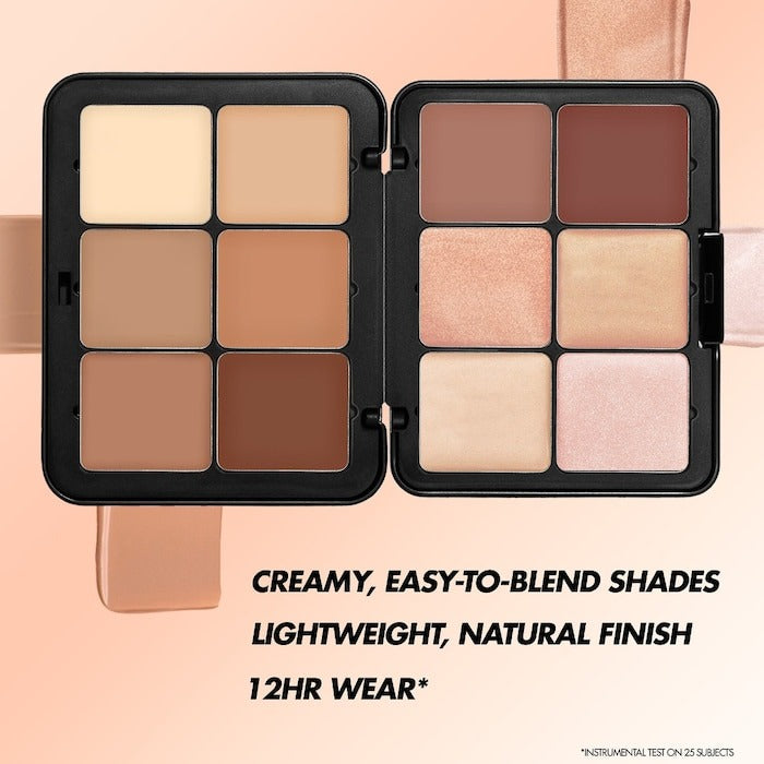 HD Skin Cream Contour and Highlight Sculpting Palette - GLAM MODA