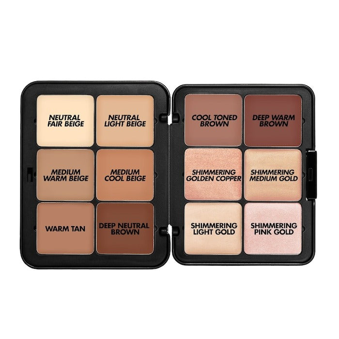 HD Skin Cream Contour and Highlight Sculpting Palette - GLAM MODA
