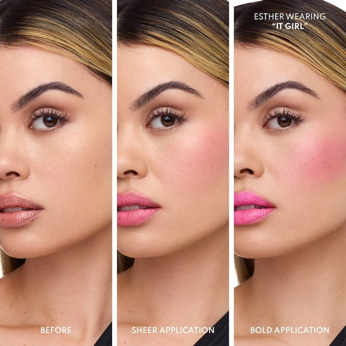 Yummy Skin Blurring Balm Powder Flushed - Matte Color for Cheek & Lip - GLAM MODA
