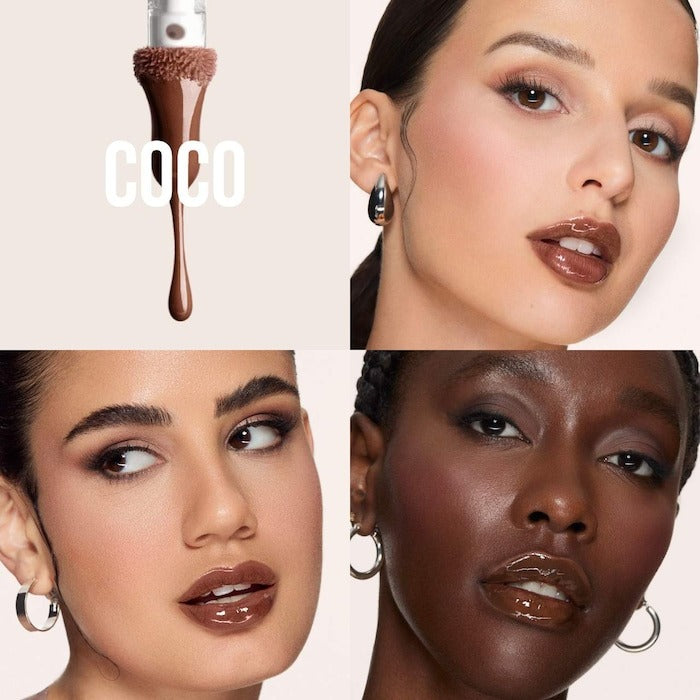 Faux Filler Shiny Non-Sticky Lip Gloss - GLAM MODA