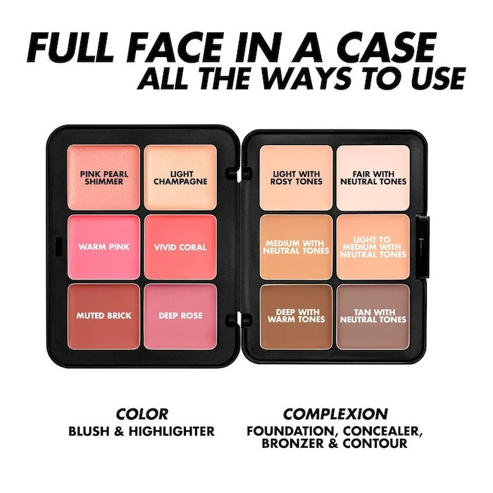 HD Skin Face Essentials Long-Lasting Full Face Cream Palette - GLAM MODA