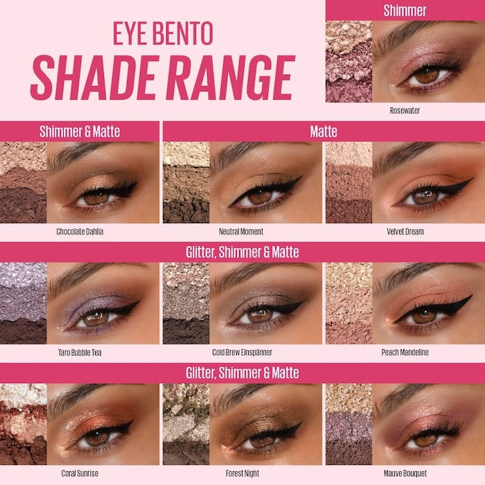 Eye Bento Bouncy Eyeshadow Trio - GLAM MODA