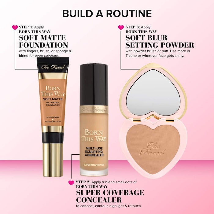 Born This Way Soft Blur Flexible Finish Setting Powder - GLAM MODA
