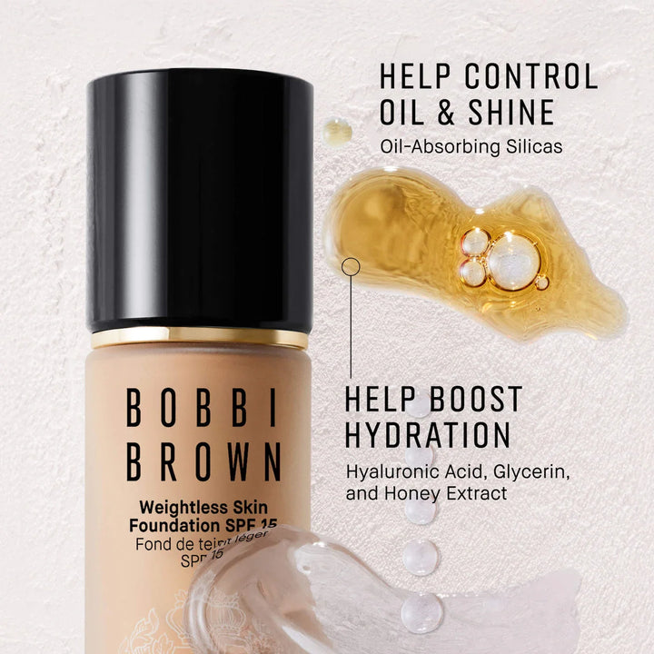 Weightless Skin Oil-Controlling Foundation SPF 15 With Hyaluronic Acid - GLAM MODA