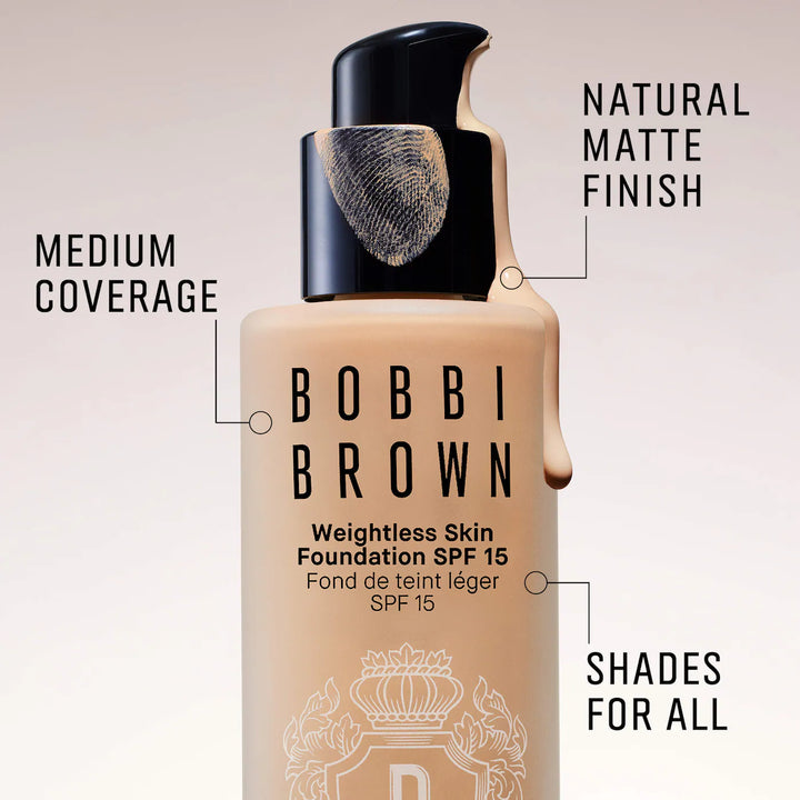 Weightless Skin Oil-Controlling Foundation SPF 15 With Hyaluronic Acid - GLAM MODA