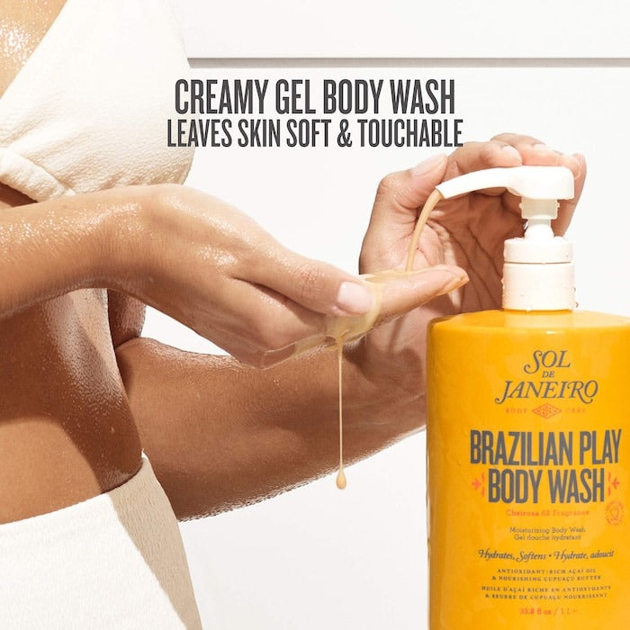 Brazilian Play Moisturizing Shower Cream-Gel - GLAM MODA