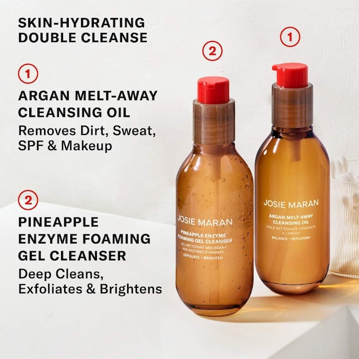 Pineapple Enzyme Exfoliating + Brightening Foaming Gel Cleanser with AHAs - GLAM MODA