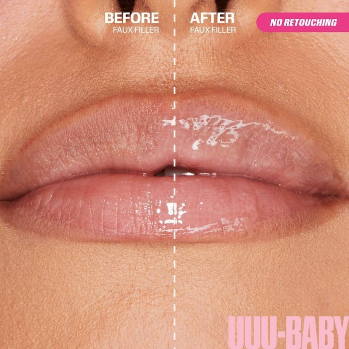 Faux Filler Shiny Non-Sticky Lip Gloss - GLAM MODA