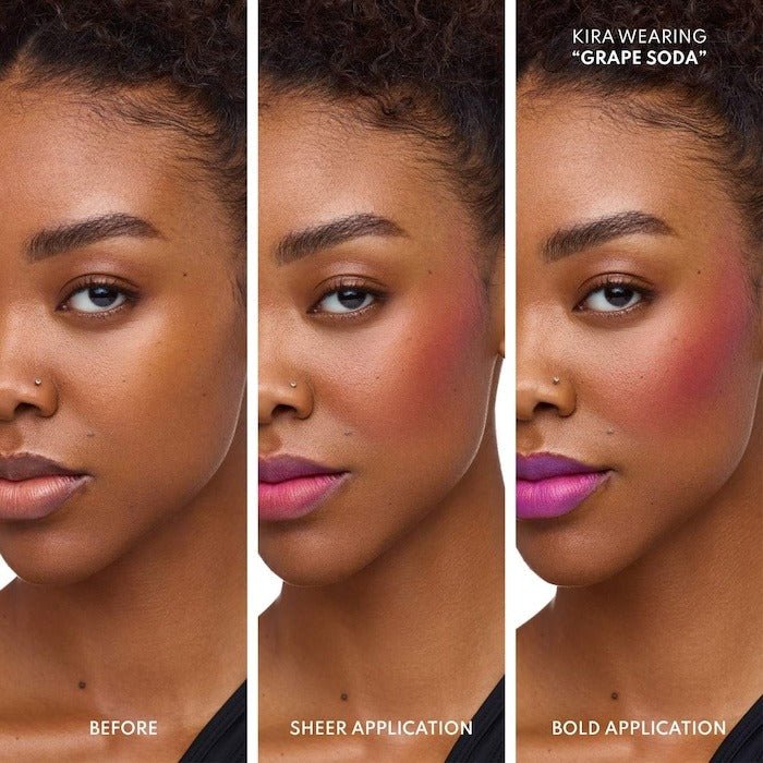 Yummy Skin Blurring Balm Powder Flushed - Matte Color for Cheek & Lip - GLAM MODA