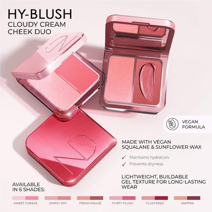 Hy-Blush Cloudy Cream Cheek Duo - GLAM MODA