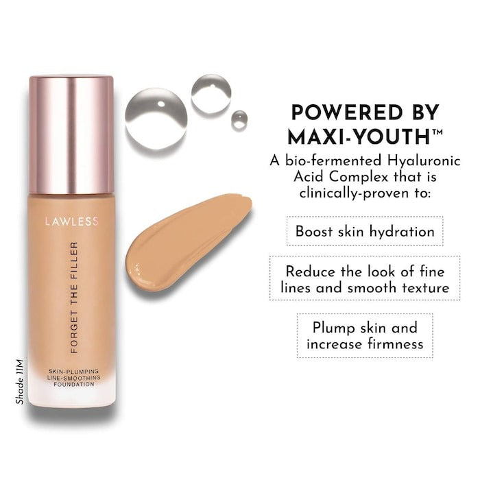 Forget The Filler Skin-Plumping Line-Smoothing Foundation - GLAM MODA
