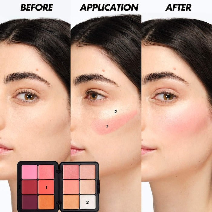 HD Skin Blush & Glow Longwear Cream Face Palette - GLAM MODA