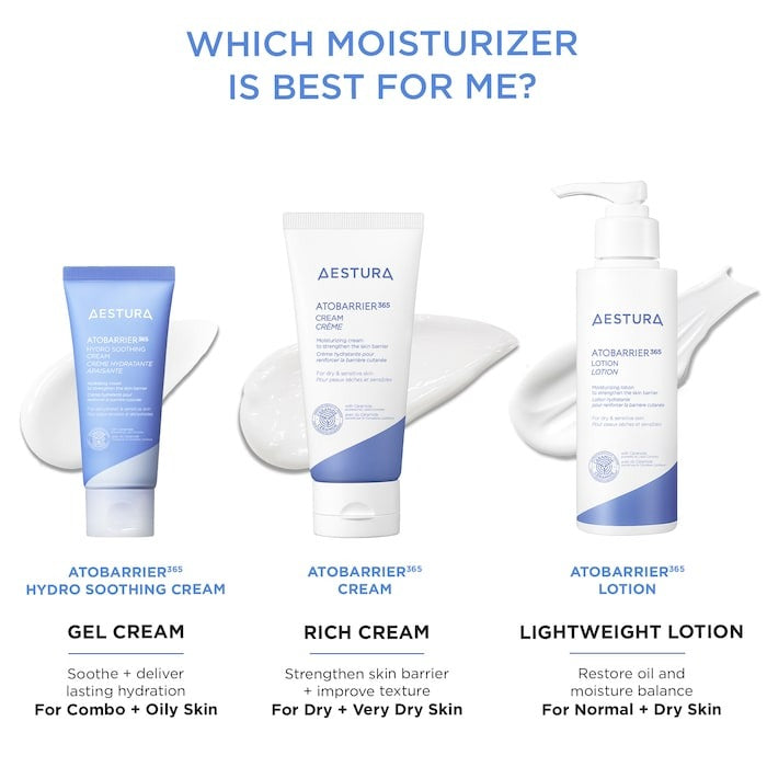 Atobarrier365 Cooling Hydro Soothing Gel-Cream Moisturizer With Ceramides For Skin Moisture Barrier Repair - GLAM MODA