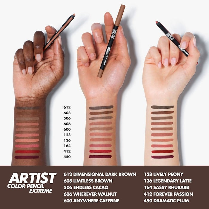 Artist Color Pencil Extreme Smudge-Proof Lip Liner - GLAM MODA