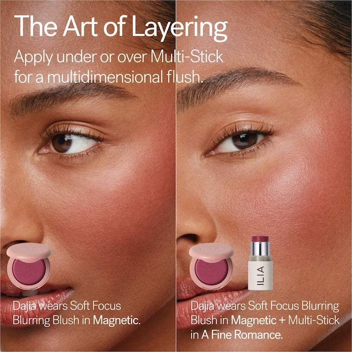 Soft Focus Blurring Blush - Talc-Free Powder Blush - GLAM MODA