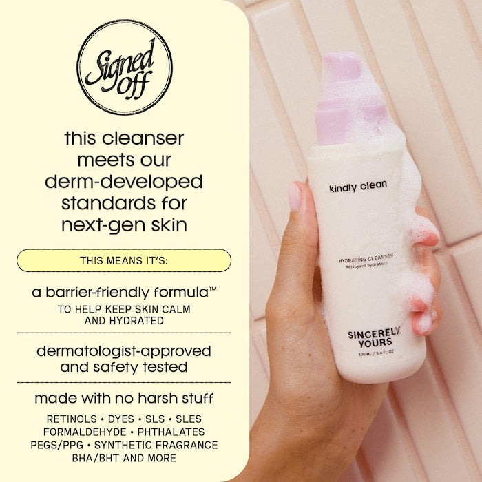 Kindly Clean Hydrating and Soothing Foaming Gel Cleanser - GLAM MODA