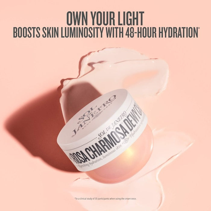 Rosa Charmosa™ Dewy Body Cream with Rosewater + Crystal Peptides - GLAM MODA
