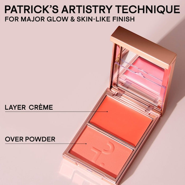 Mini Major Headlines Double-Take Crème & Powder Blush Duo - GLAM MODA