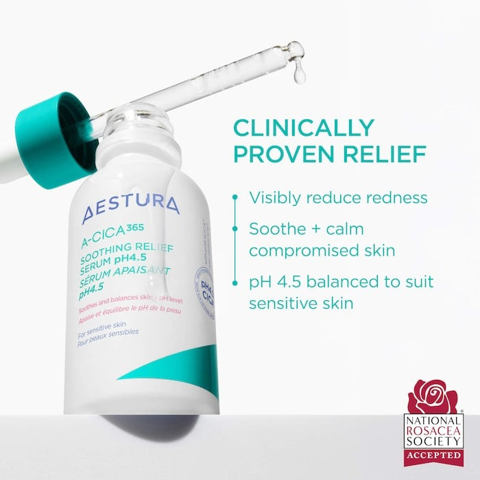 A-Cica365 Soothing Redness Relief Face Serum Ph4.5 With Centella Asiatica + Hyaluronic - GLAM MODA