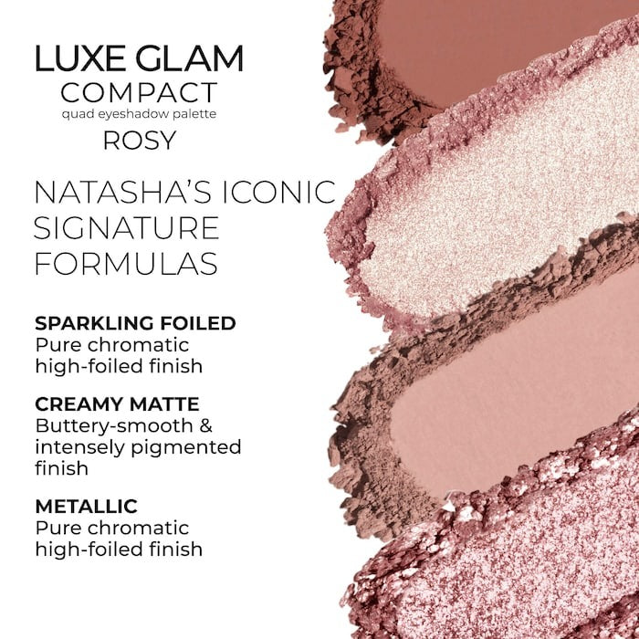 Luxe Glam Compact Quad Eyeshadow Palette - GLAM MODA