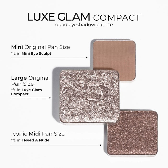 Luxe Glam Compact Quad Eyeshadow Palette - GLAM MODA