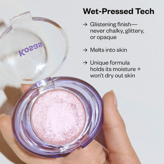 Shiny Objects Wet Glisten Highlighter Powder for Face and Eyes - GLAM MODA