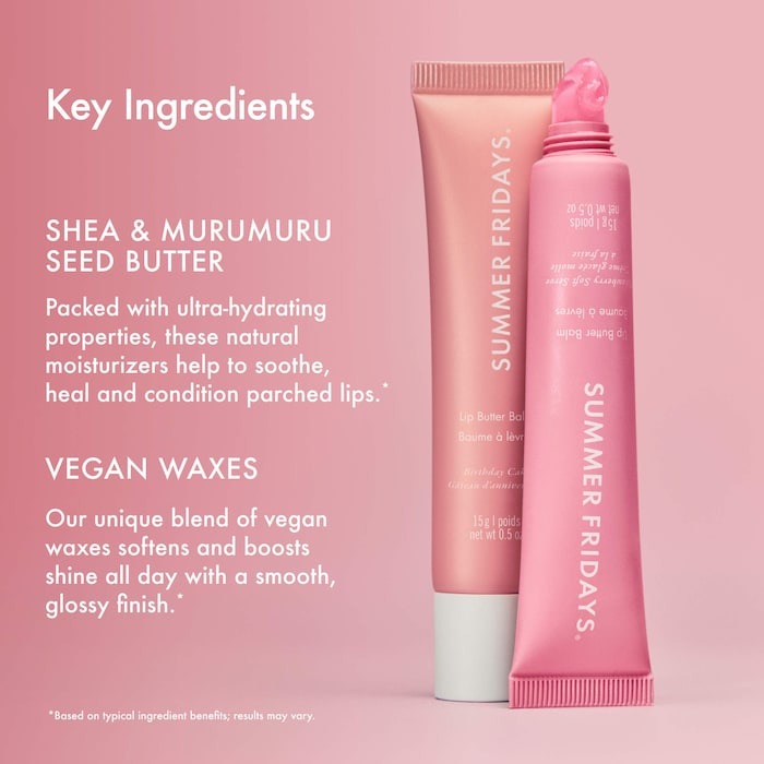 Sweet Pink Duo with Birthday Cake + Strawberry Soft Serve Lip Butter Balm - GLAM MODA