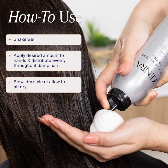 Volume Mousse Extra 17 for Firm Hold - GLAM MODA