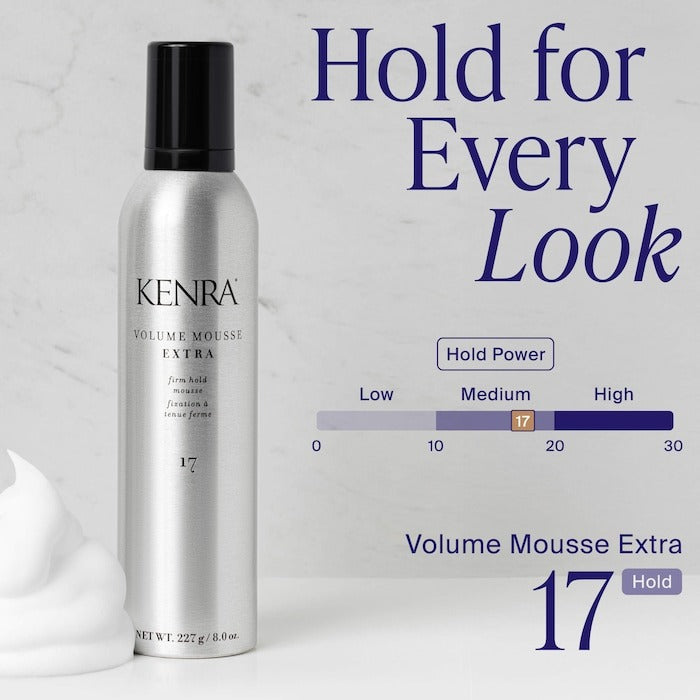 Volume Mousse Extra 17 for Firm Hold - GLAM MODA