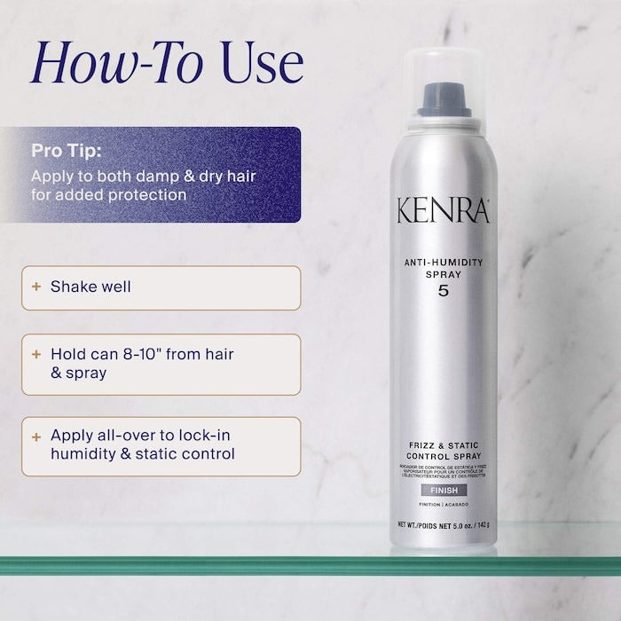 Anti-Humidity Finishing Spray 5 for Frizz & Static Control - GLAM MODA