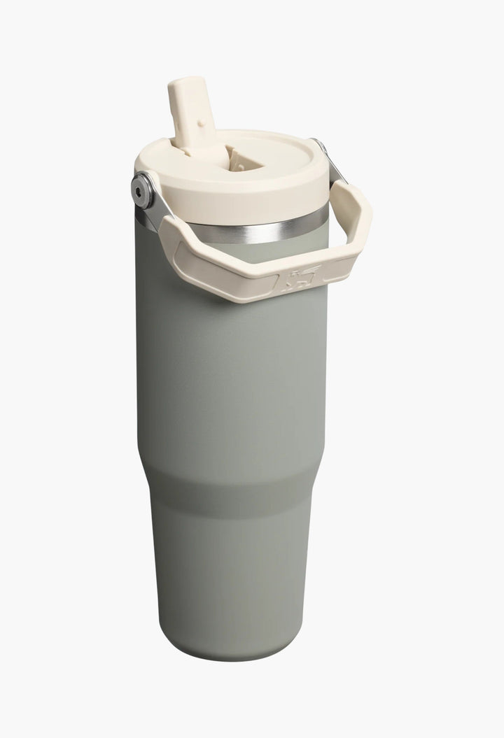 Sage Grey - The IceFlow™ Flip Straw Tumbler | 30 OZ - GLAM MODA