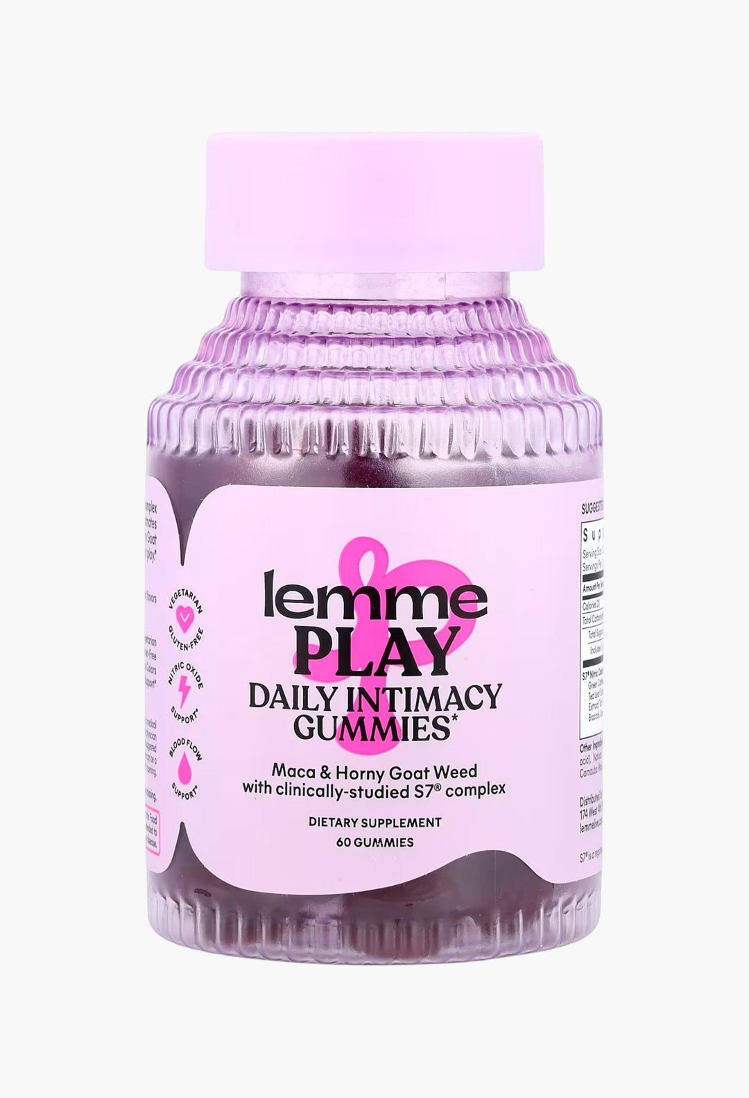 Lemme, Play, Daily Intimacy Gummies, Cherry - GLAM MODA