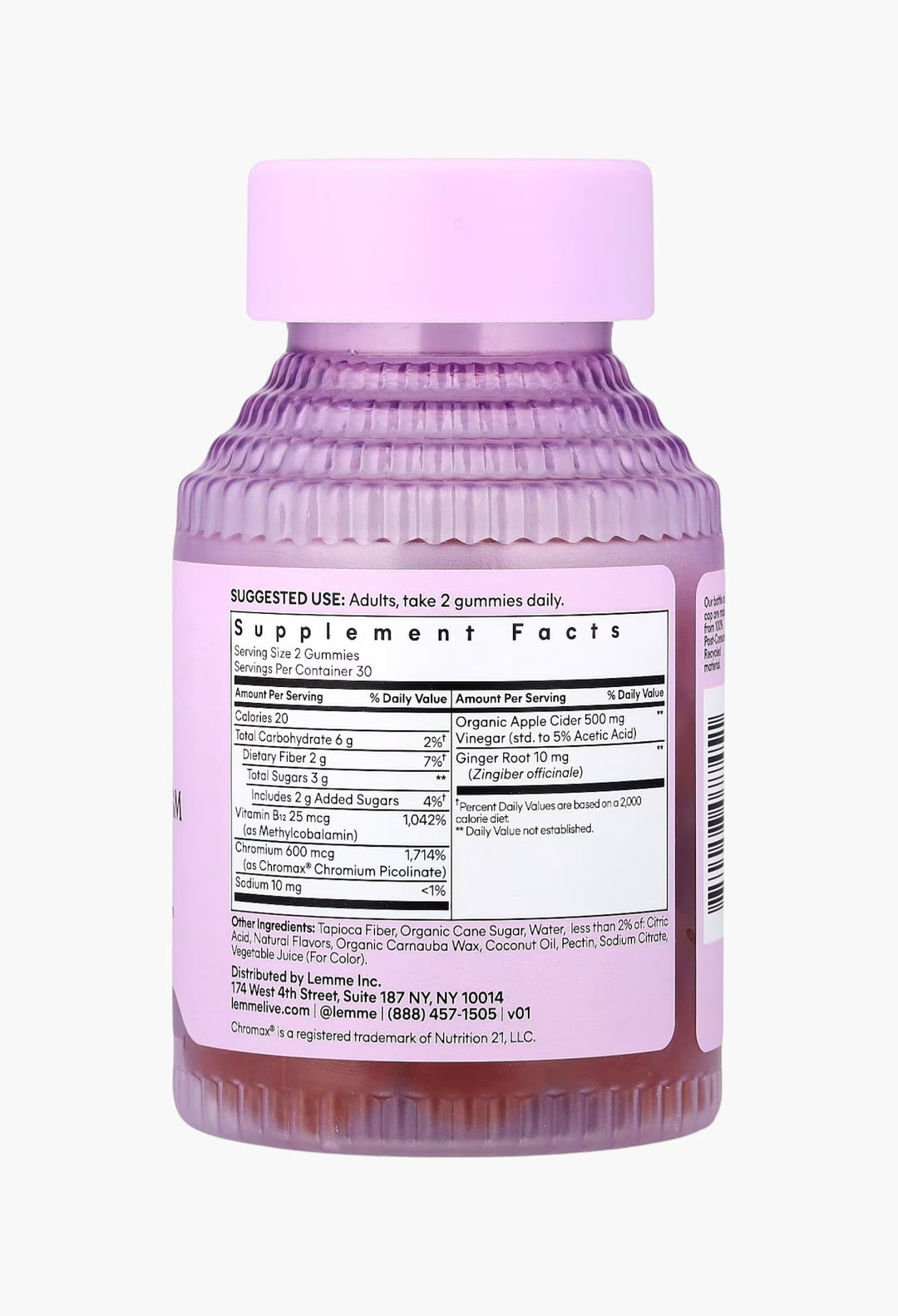 Lemme, Tone, Daily Metabolism Gummies, Watermelon Apple - GLAM MODA