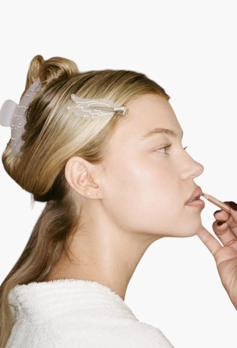 Popstar Clips In Lilac Smoke - GLAM MODA