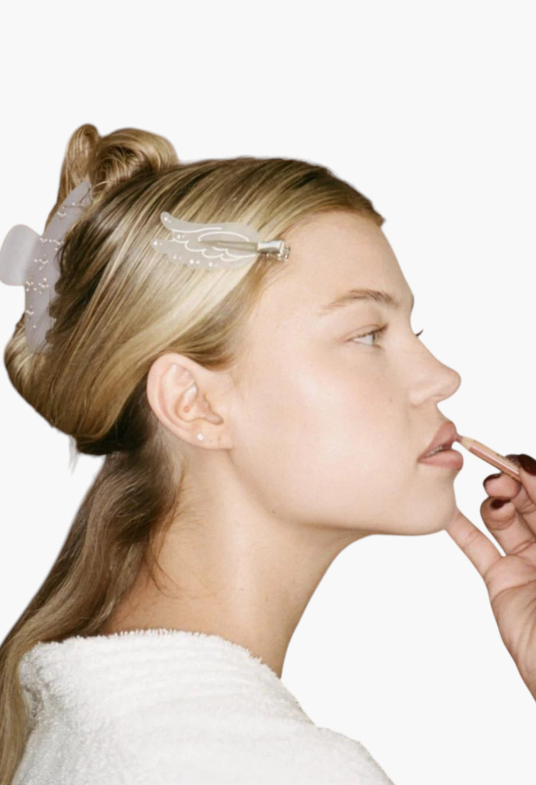 Popstar Clips In Lilac Smoke - GLAM MODA