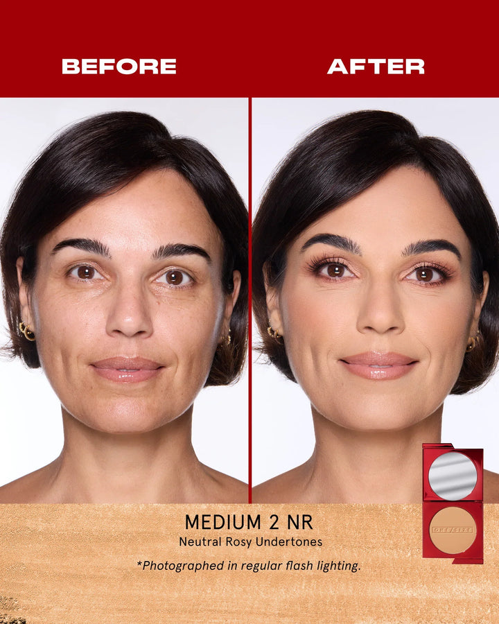 Medium 2 (NR)-Turn Up The Base Versatile Powder Foundation - GLAM MODA