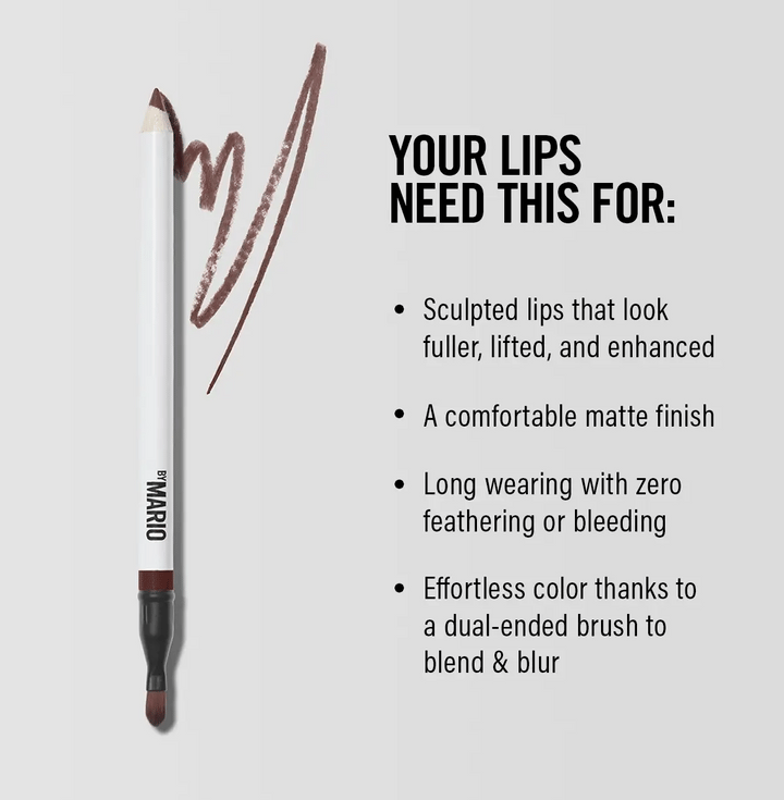 Niels (Bright Neutral Red)-Ultra Suede Sculpting Lip Pencil - GLAM MODA